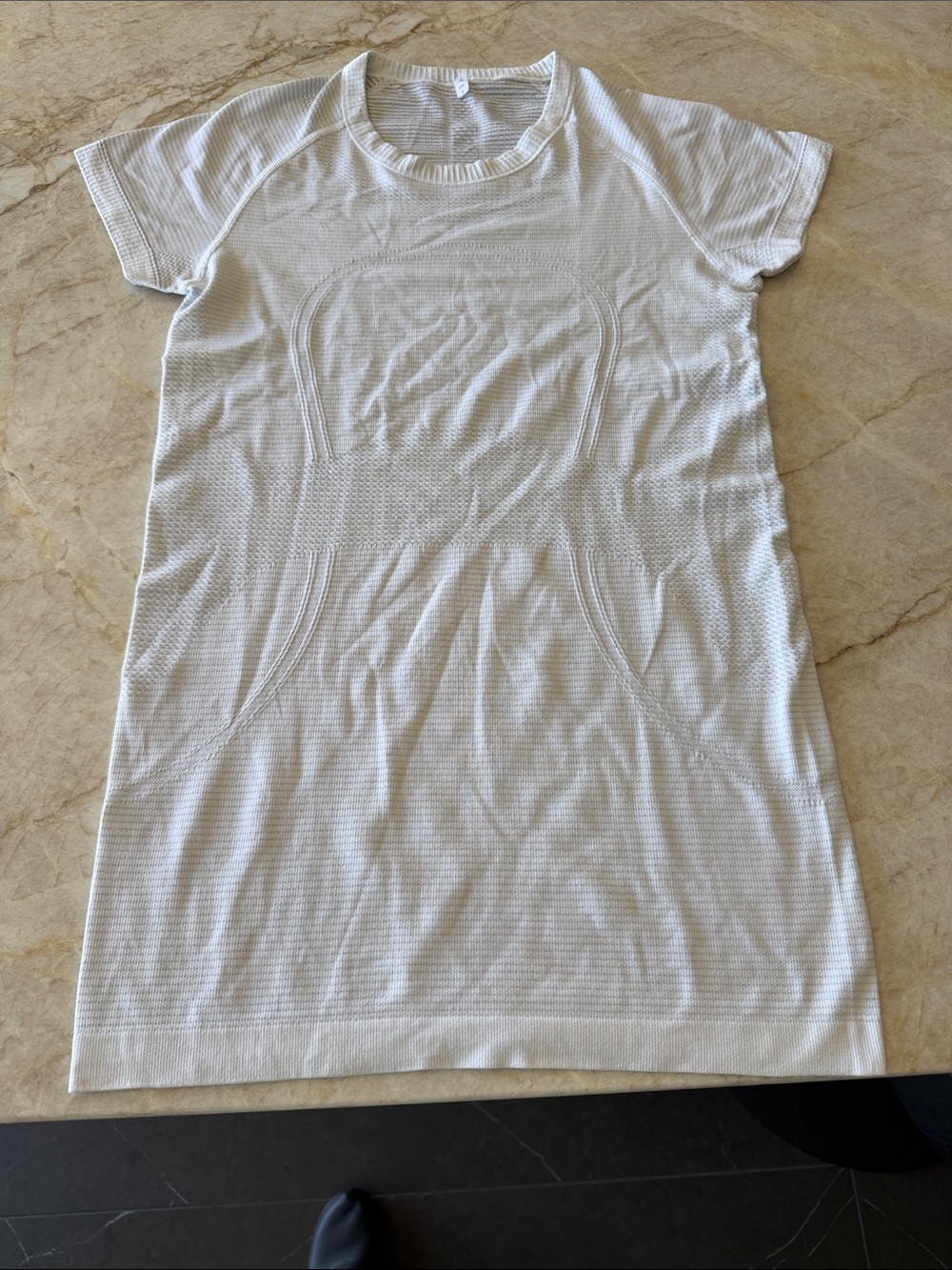 lululemon athletica White Short-Sleeve Performance Tee